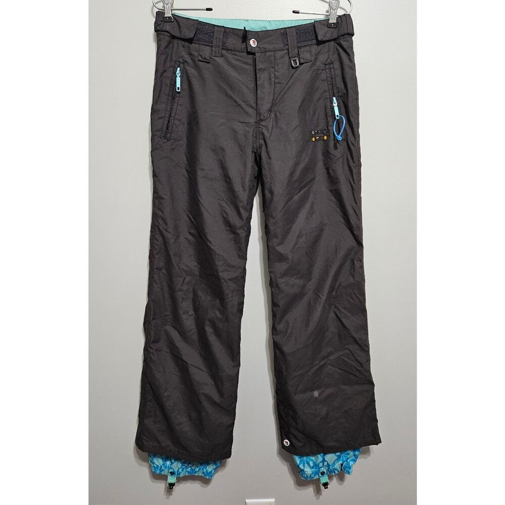 Womens Special Blend 10K Calyx Collection Snowboard Pants Ski Size XS Black Teal